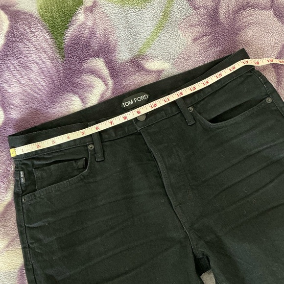 Tom Ford Black Stretch Straight Fit Denim - Picture 13 of 14